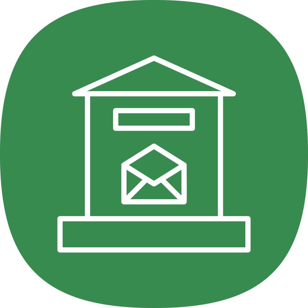 Letter Box Vector Icon Design