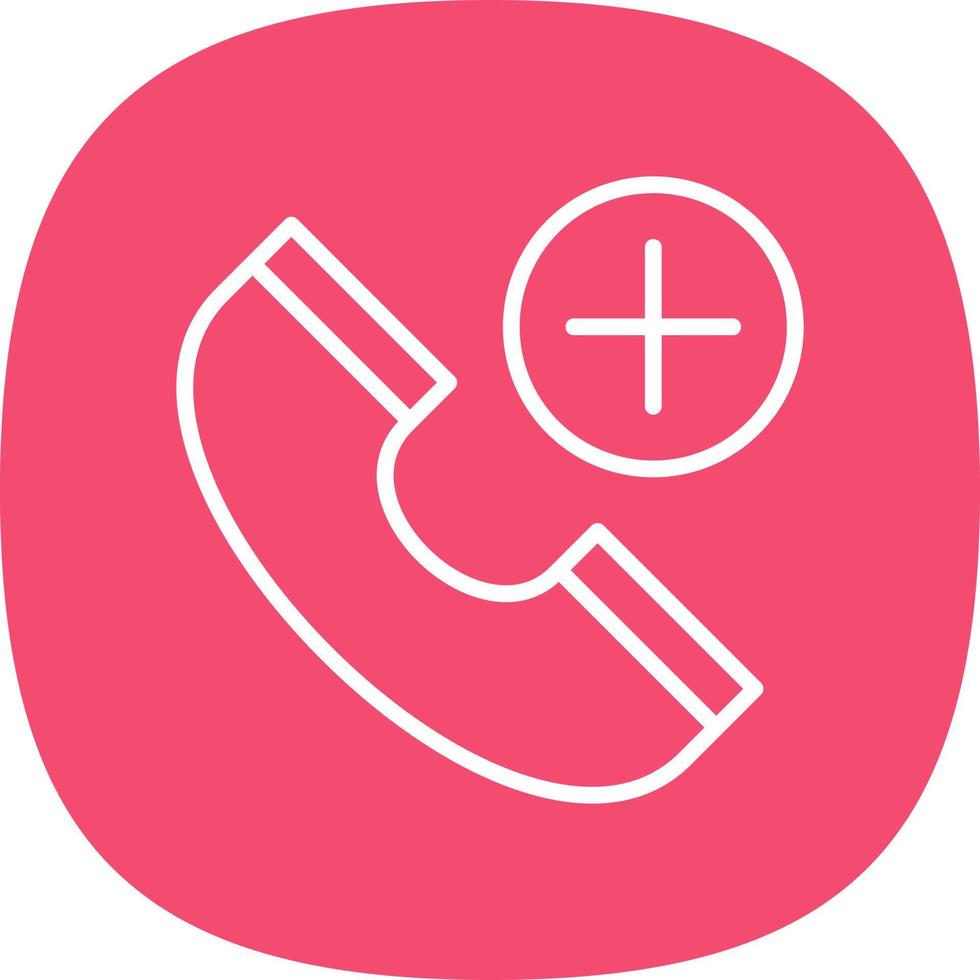 Emergency Cal Vector Icon Design