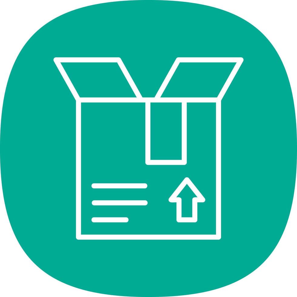 Open Box Vector Icon Design