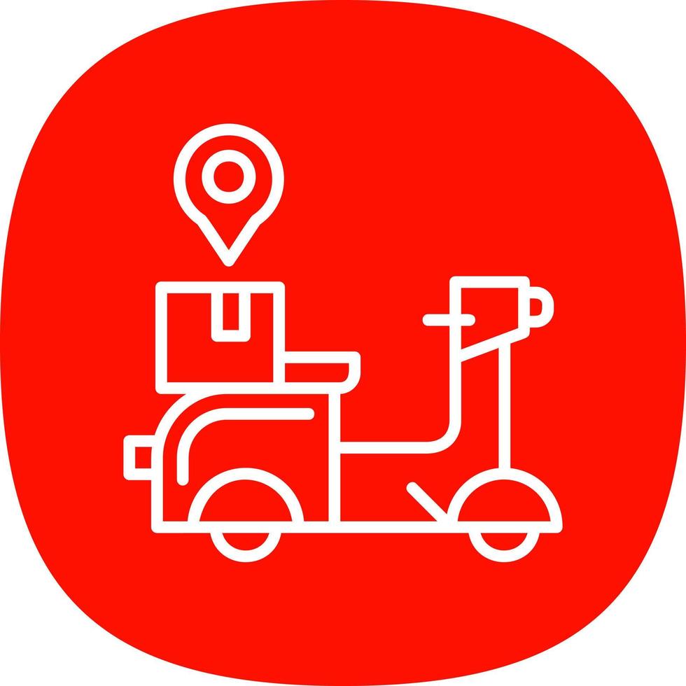 Delivery Location Vector Icon Design