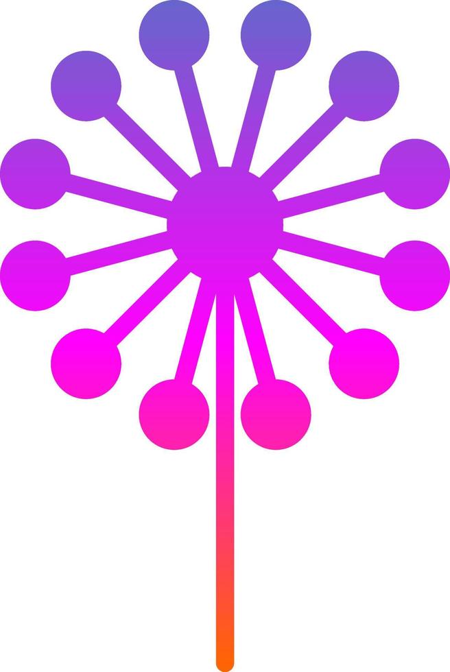 Dandelion Vector Icon Design