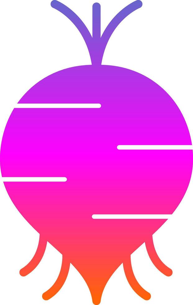 Beet Vector Icon Design