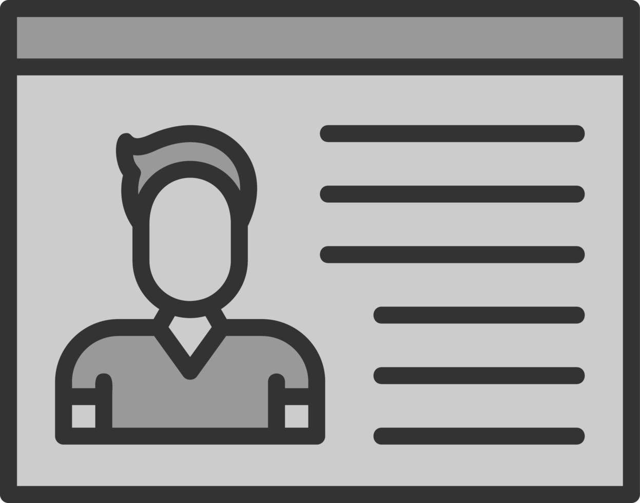Identification Cards Vector Icon Design