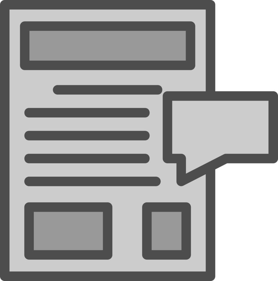 Blog Vector Icon Design