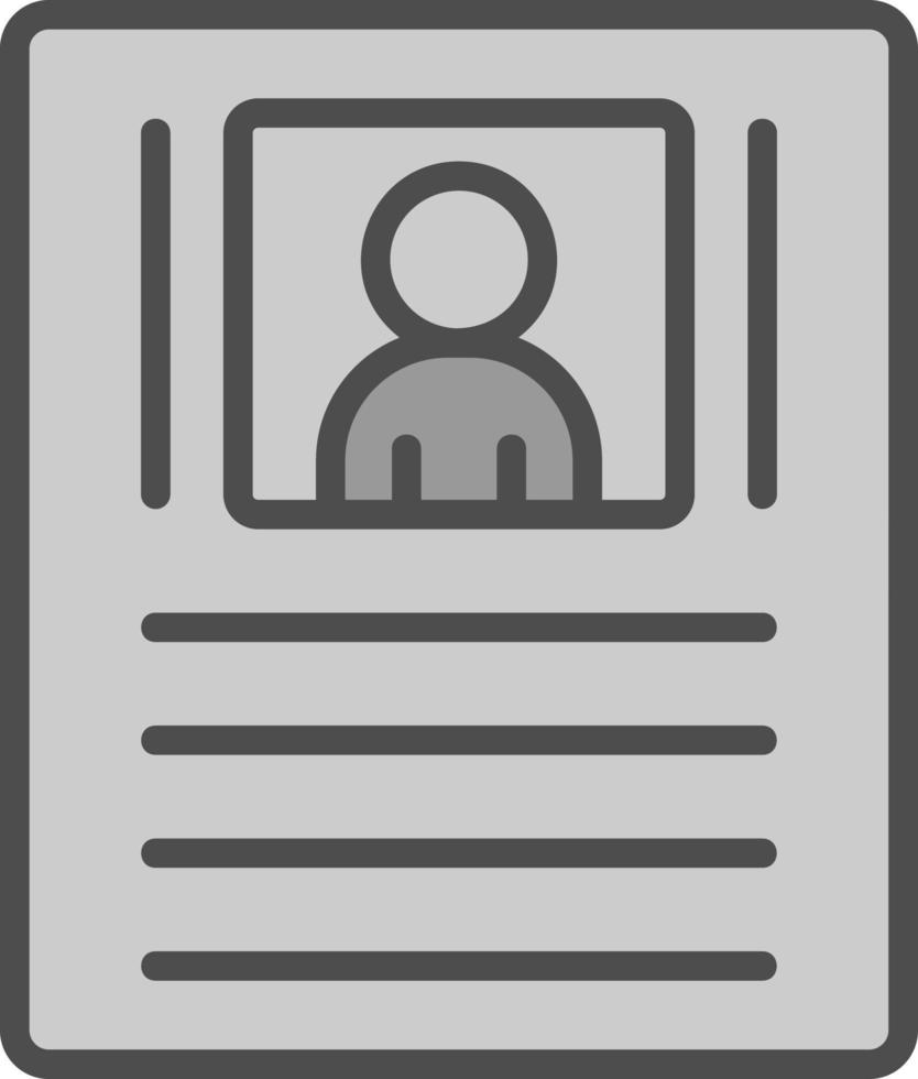 Resume Vector Icon Design