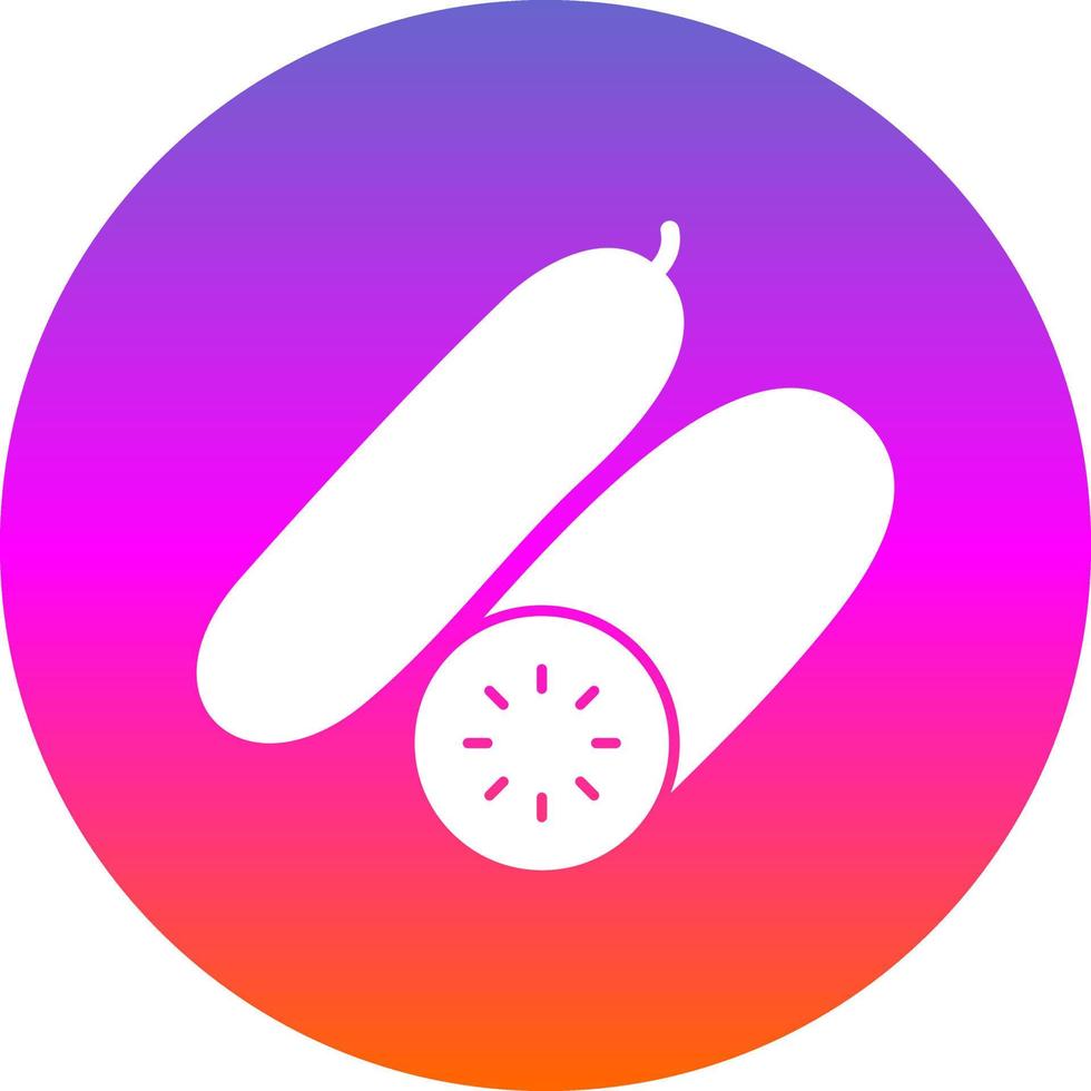 Cucumber Vector Icon Design