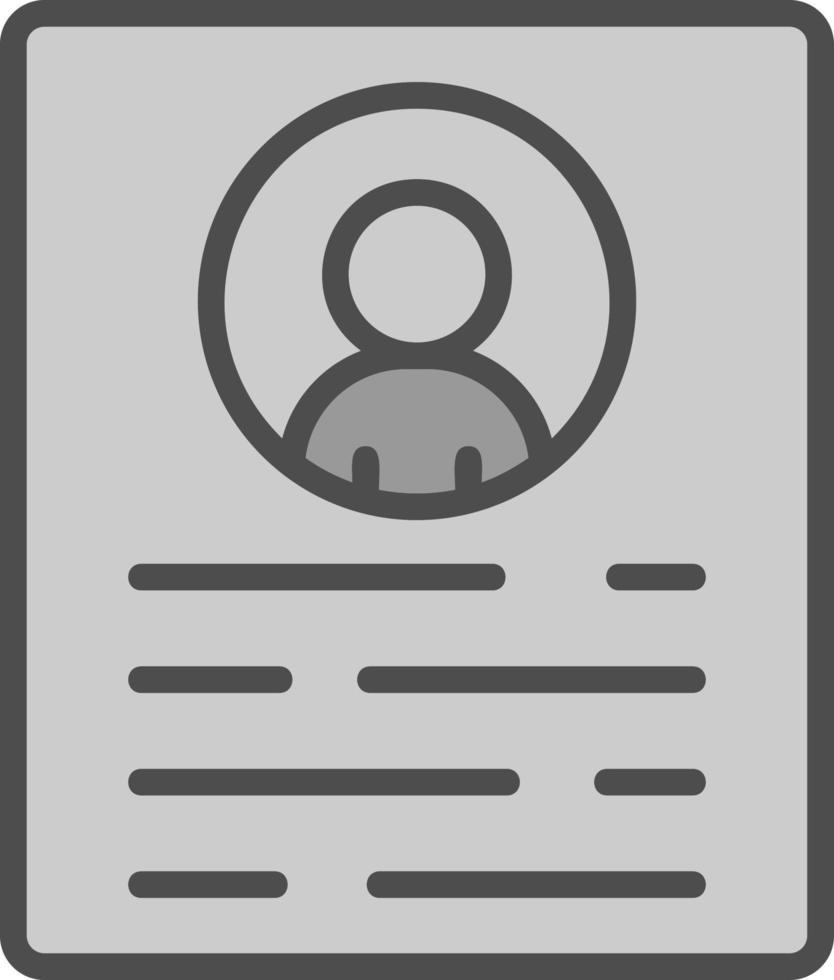 Resume Vector Icon Design