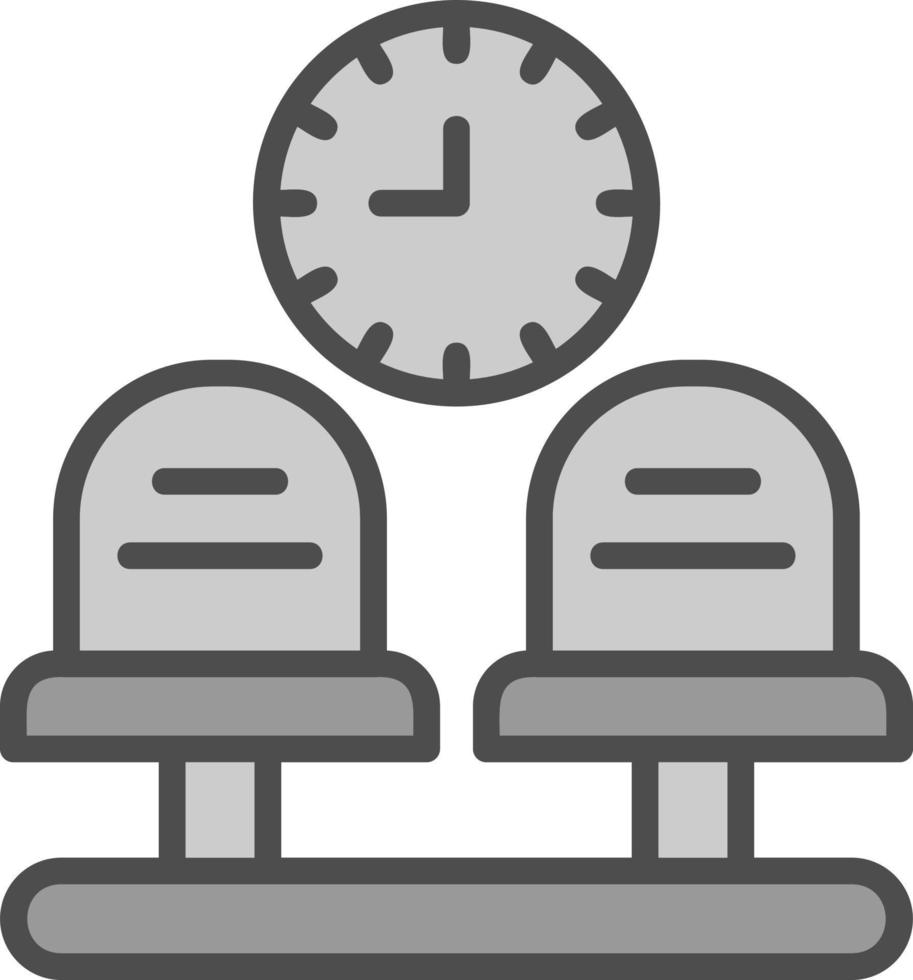 Waiting Room Vector Icon Design