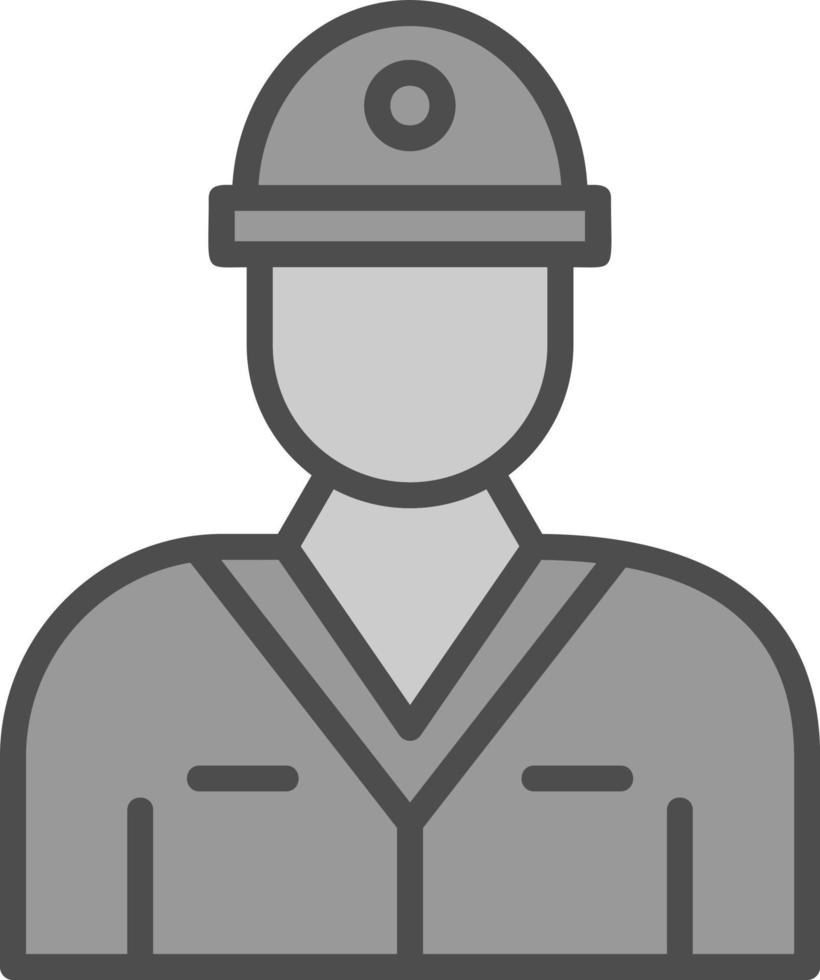 Fireman Vector Icon Design