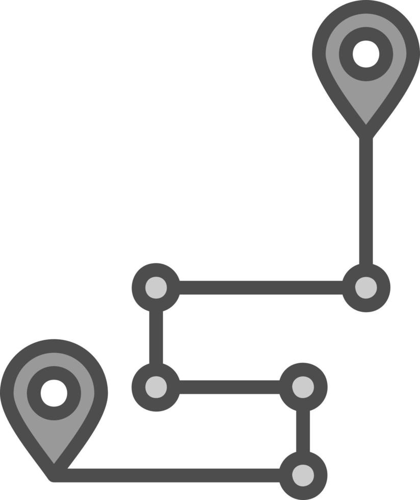 diseño de icono de vector de ruta