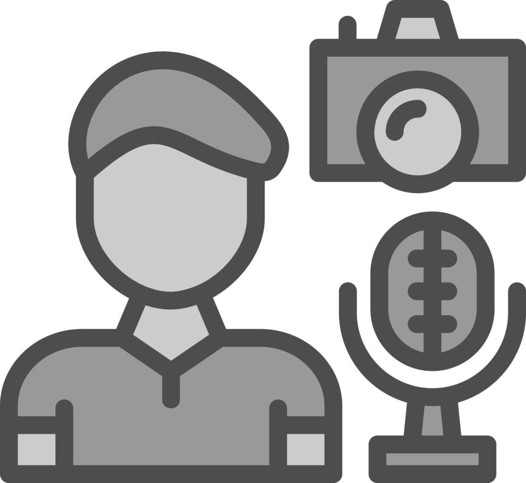 Vlog Vector Icon Design