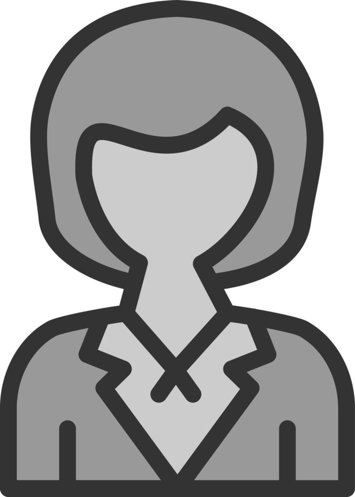 Airhostess Vector Icon Design