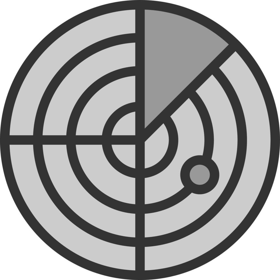 Radar Vector Icon Design