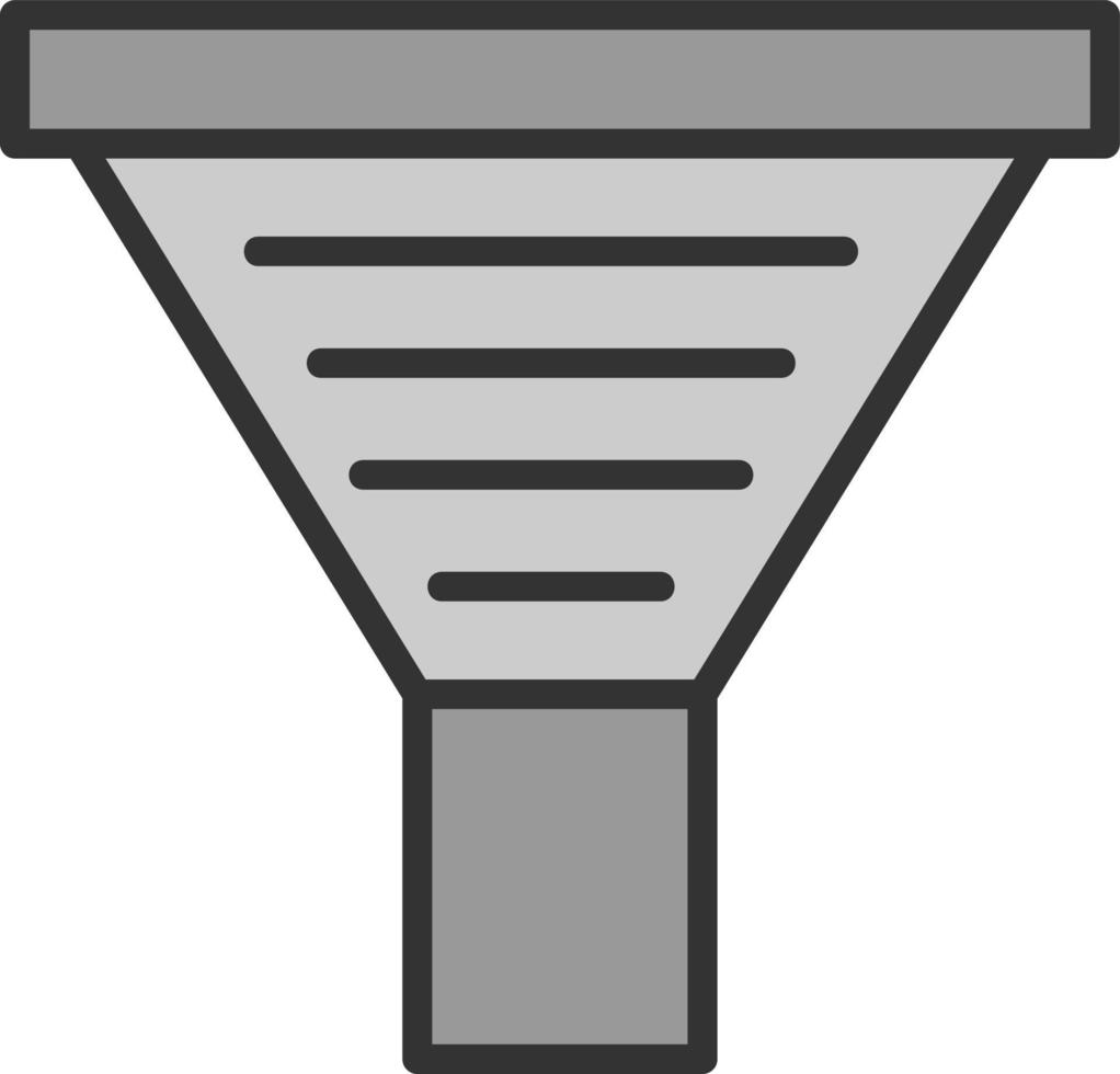 Funnel Vector Icon Design