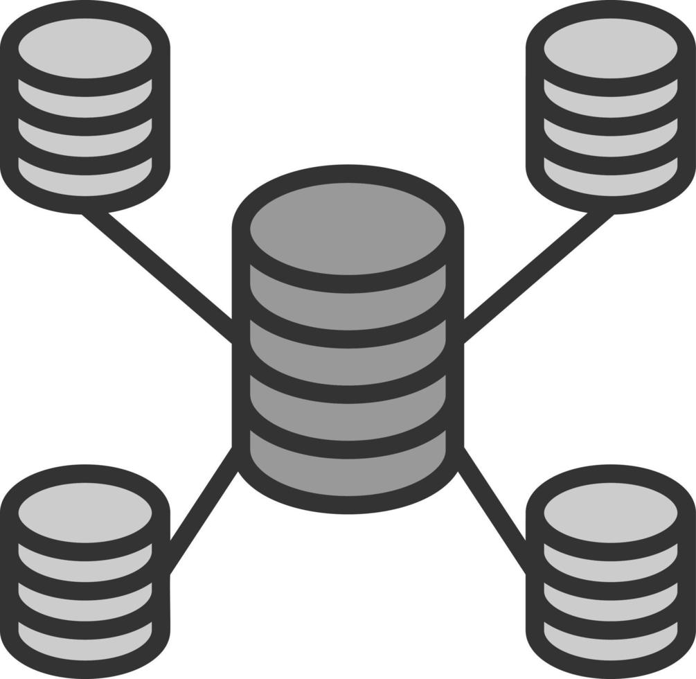 Database Vector Icon Design