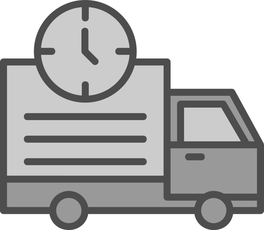 Delivery Time Vector Icon Design
