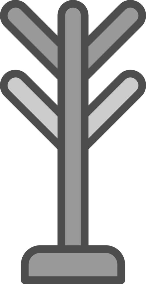 Coat Rack Vector Icon Design