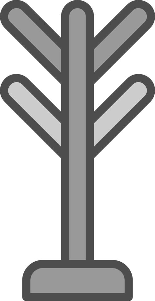 Coat Rack Vector Icon Design