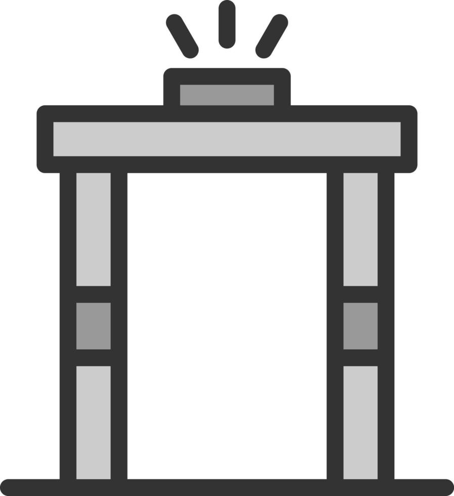 Metal Detector Vector Icon Design
