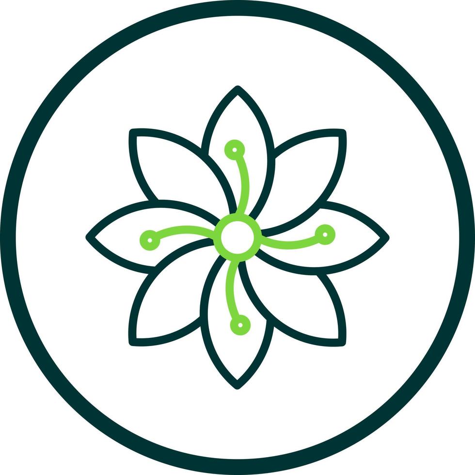 Hydrangea Vector Icon Design