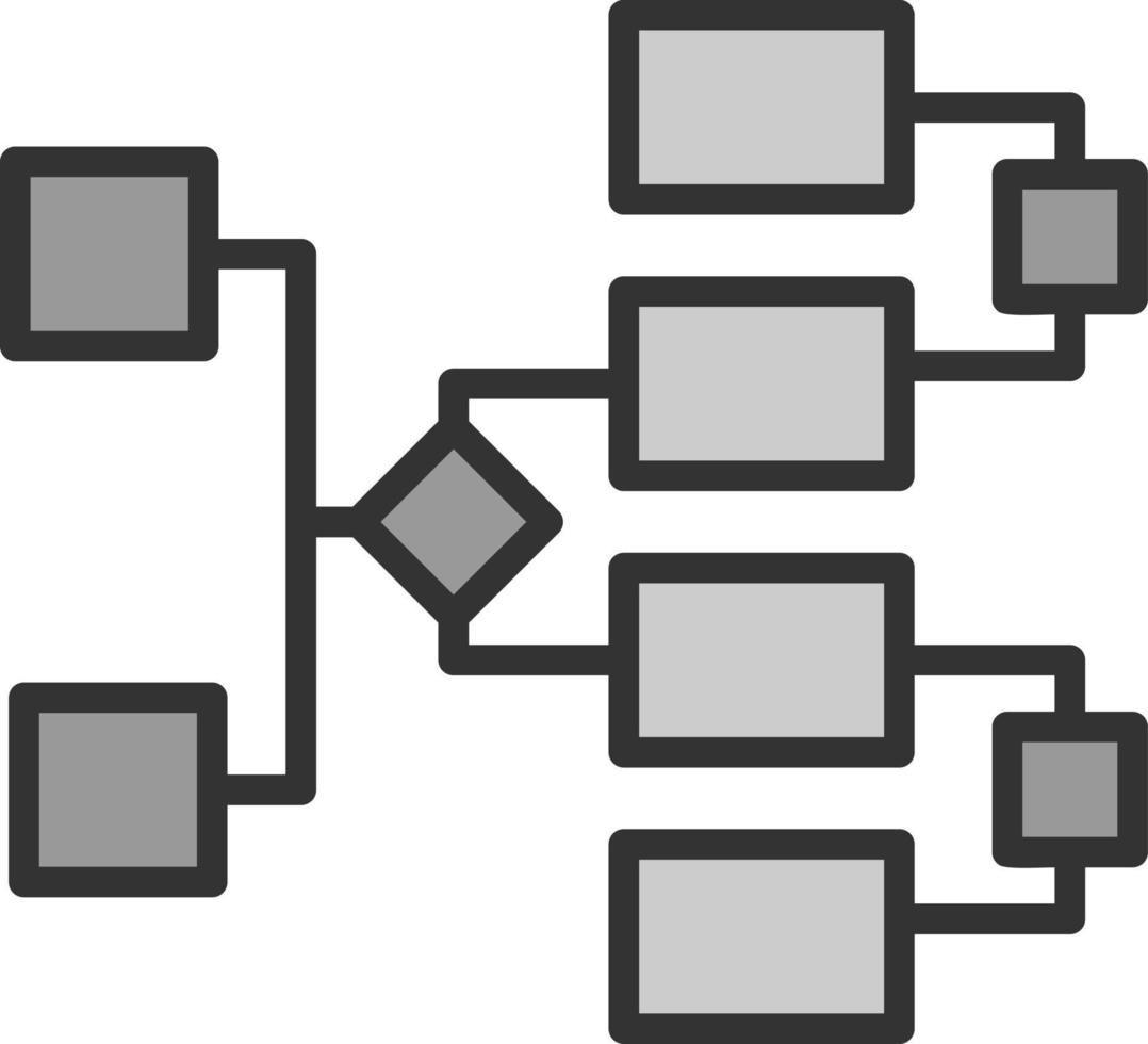 diseño de icono de vector de diagrama