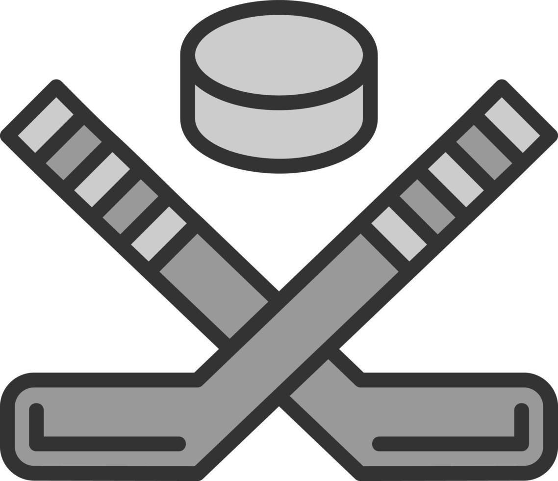 Ice Hockey Vector Icon Design