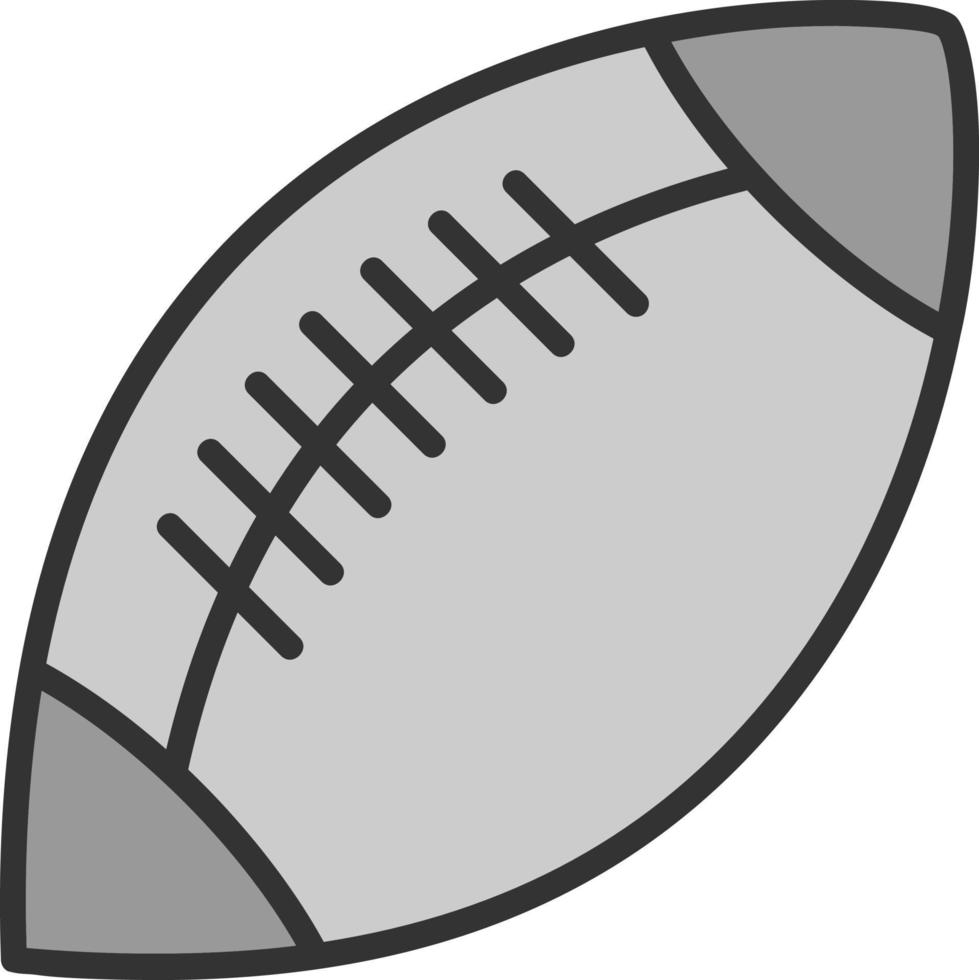 Rugby Vector Icon Design