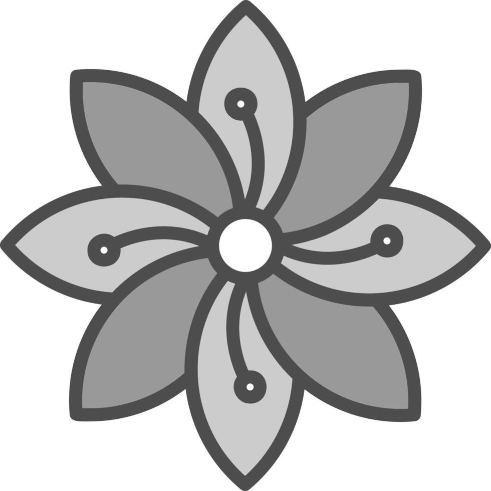 Hydrangea Vector Icon Design