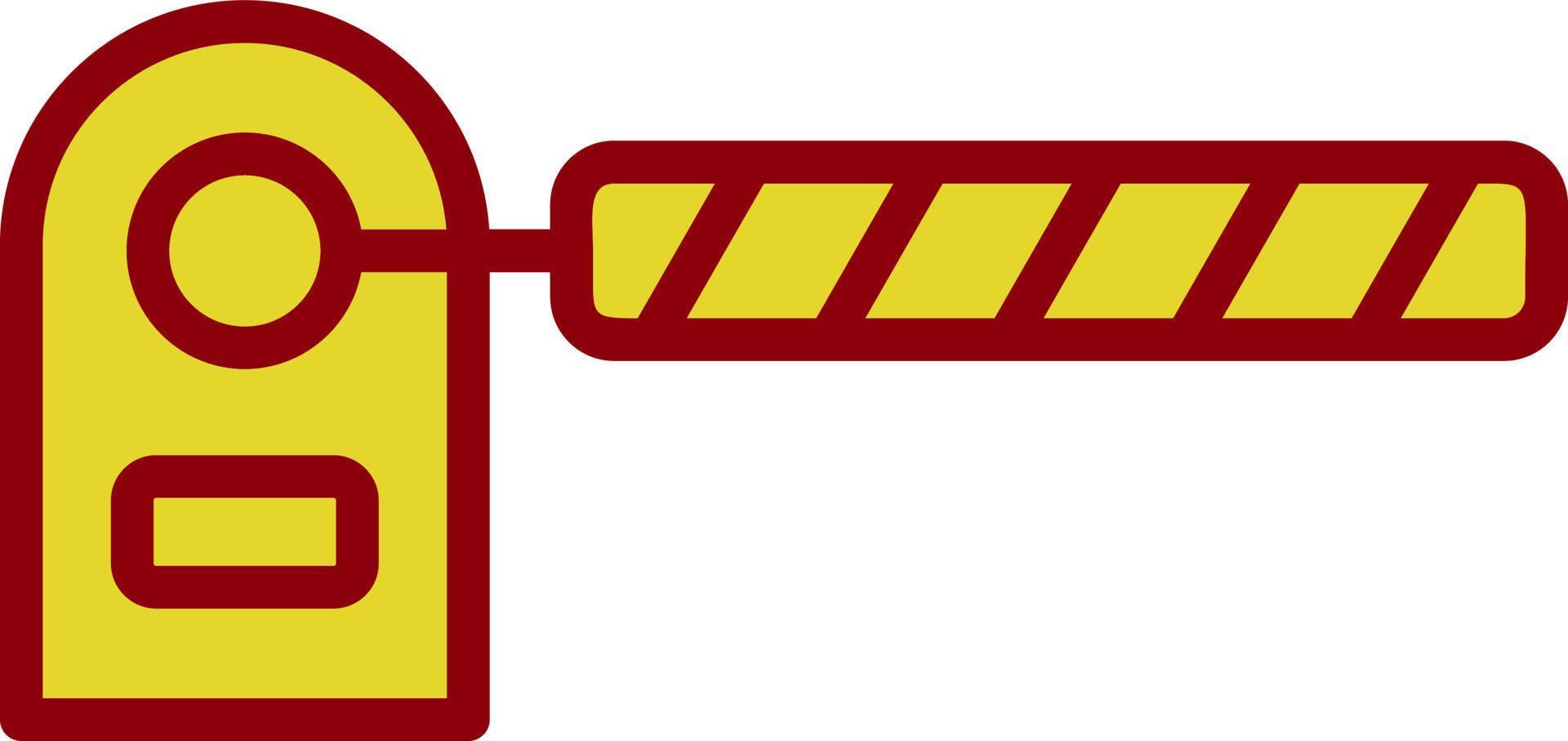 Barrier Vector Icon Design