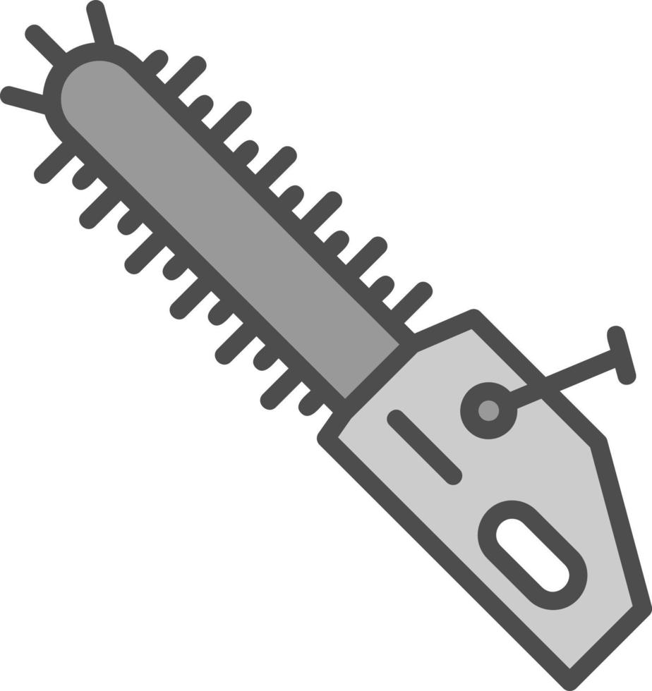 Chainsaw Vector Icon Design