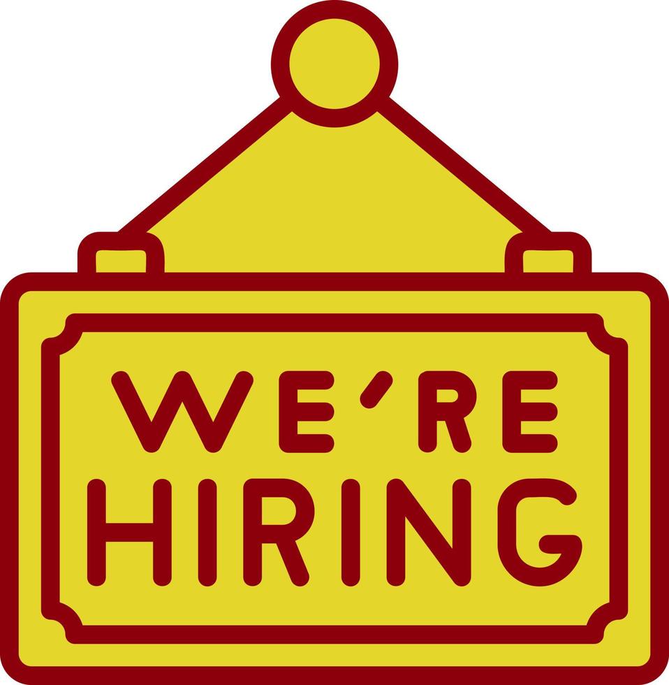 Hiring Vector Icon Design
