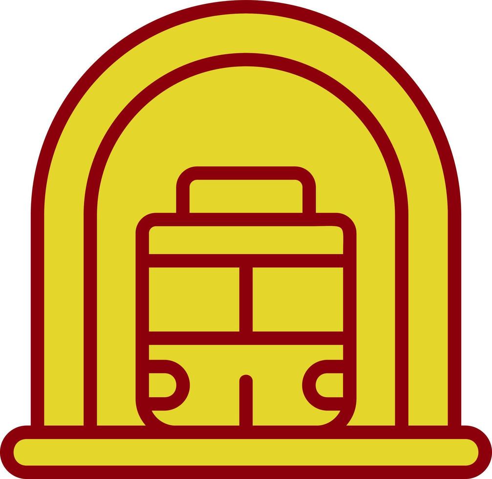 diseño de icono de vector de metro