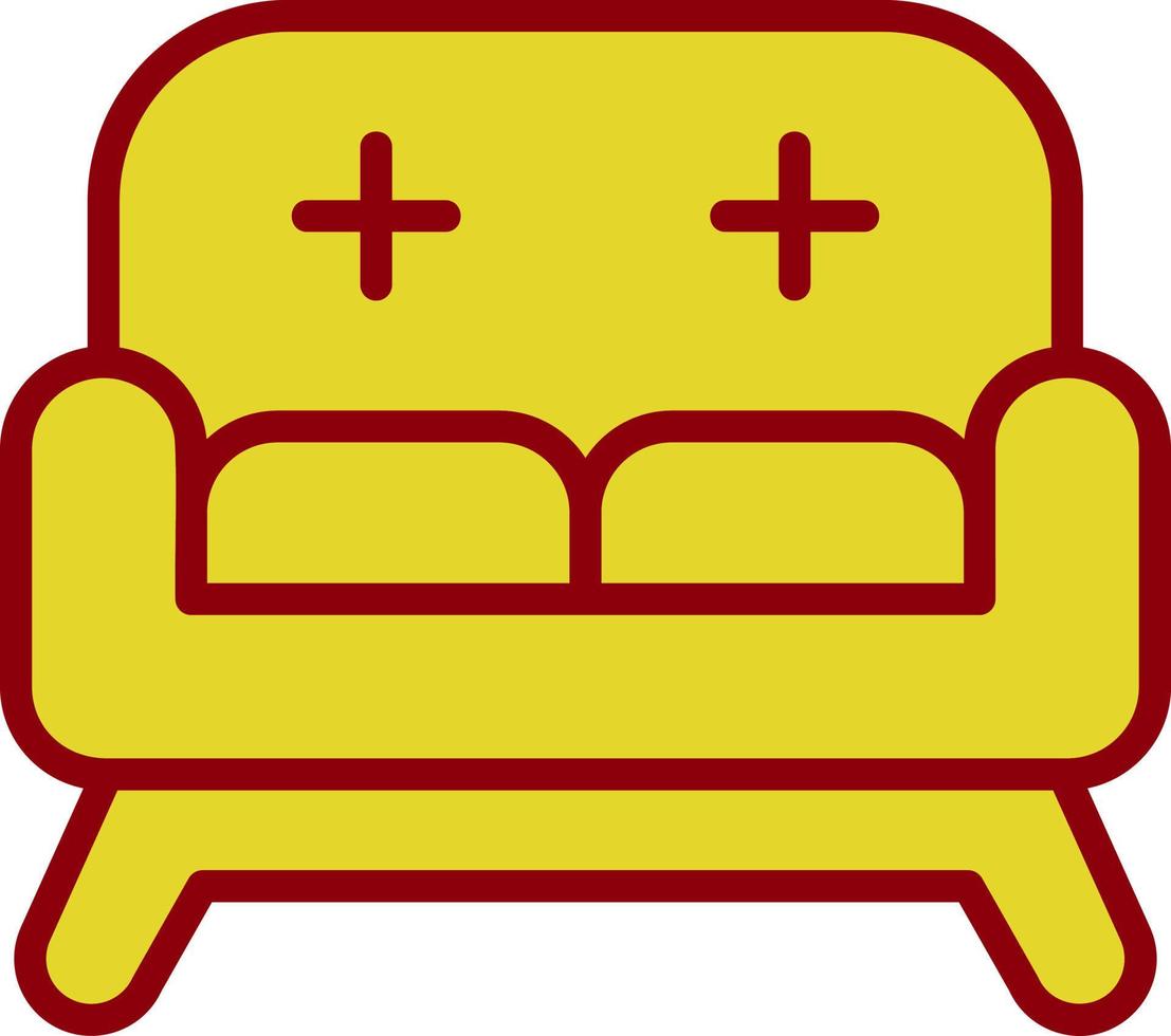 Sofa Vector Icon Design