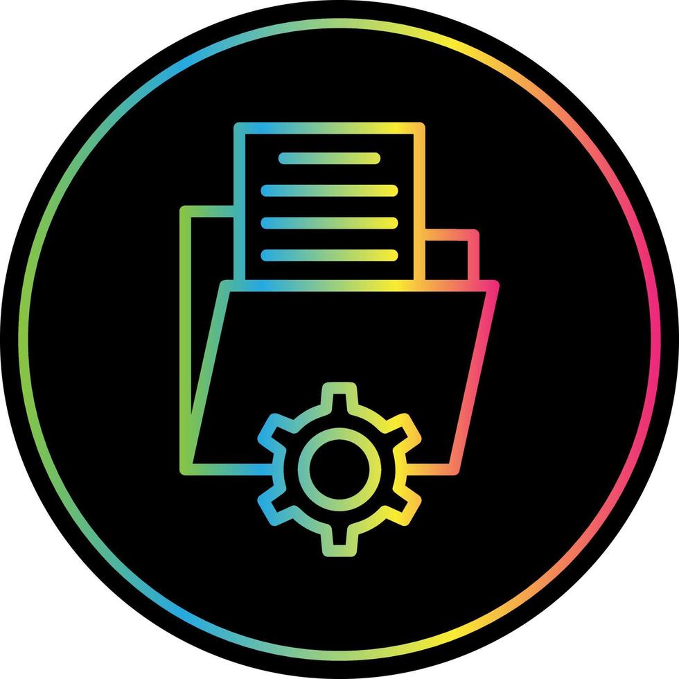 Data Management Vector Icon Design