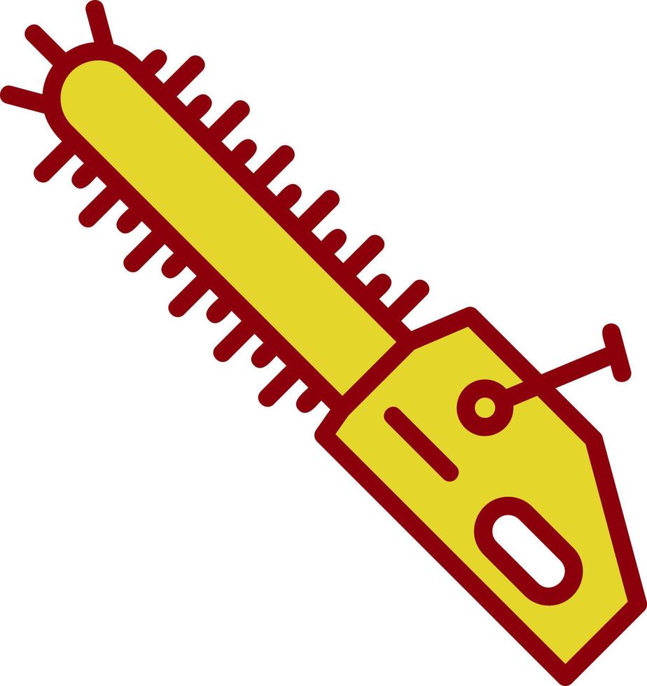 Chainsaw Vector Icon Design