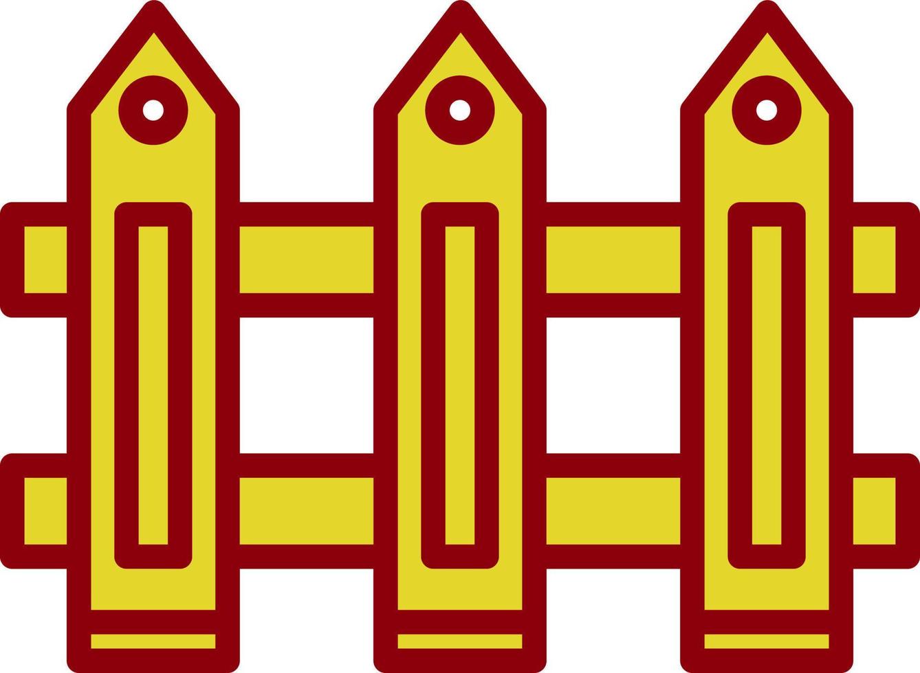 Fence Vector Icon Design