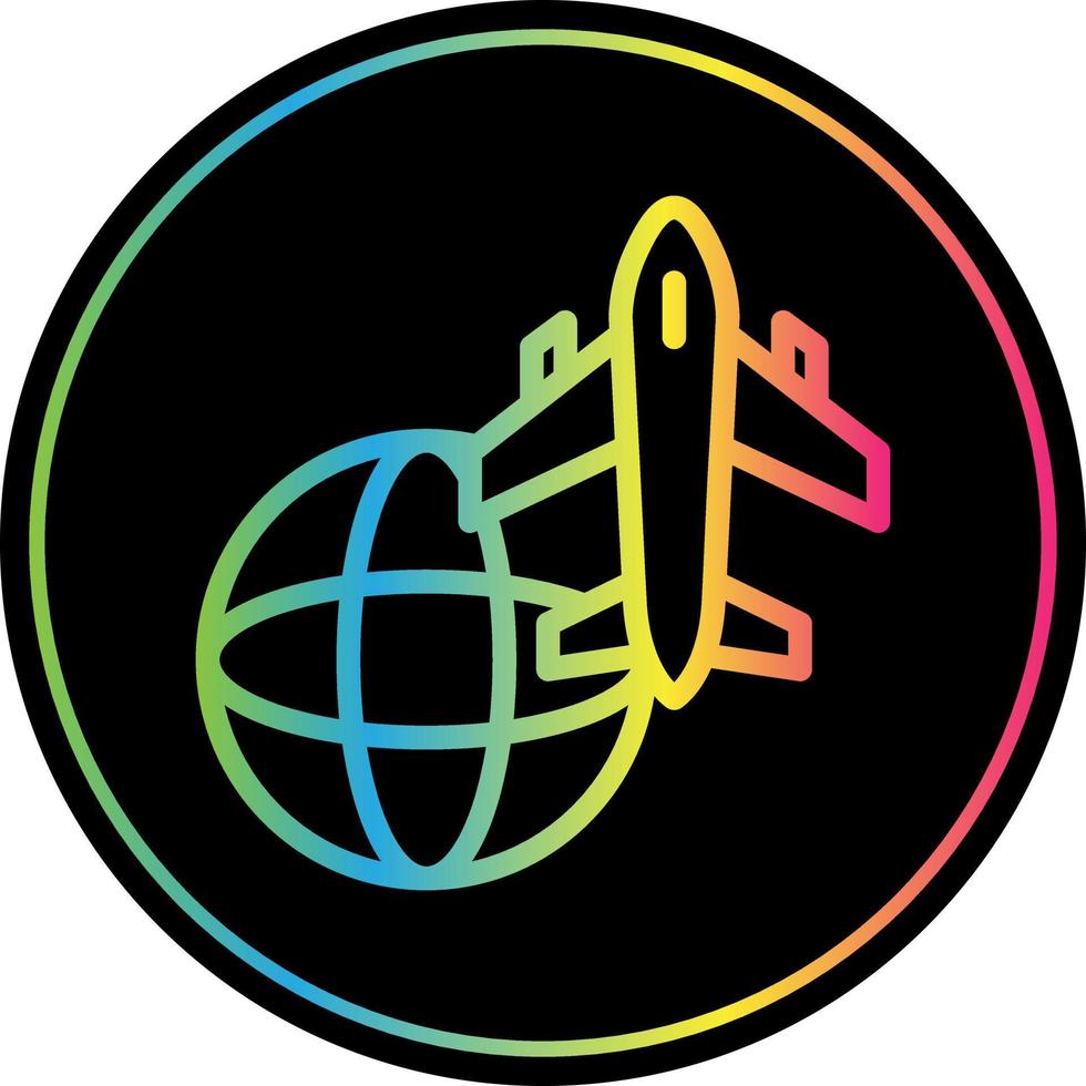 World Tour Vector Icon Design