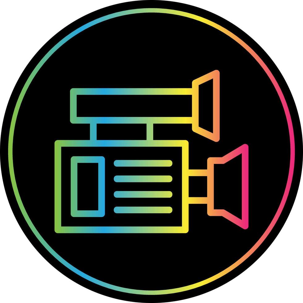 Video Camera Vector Icon Design