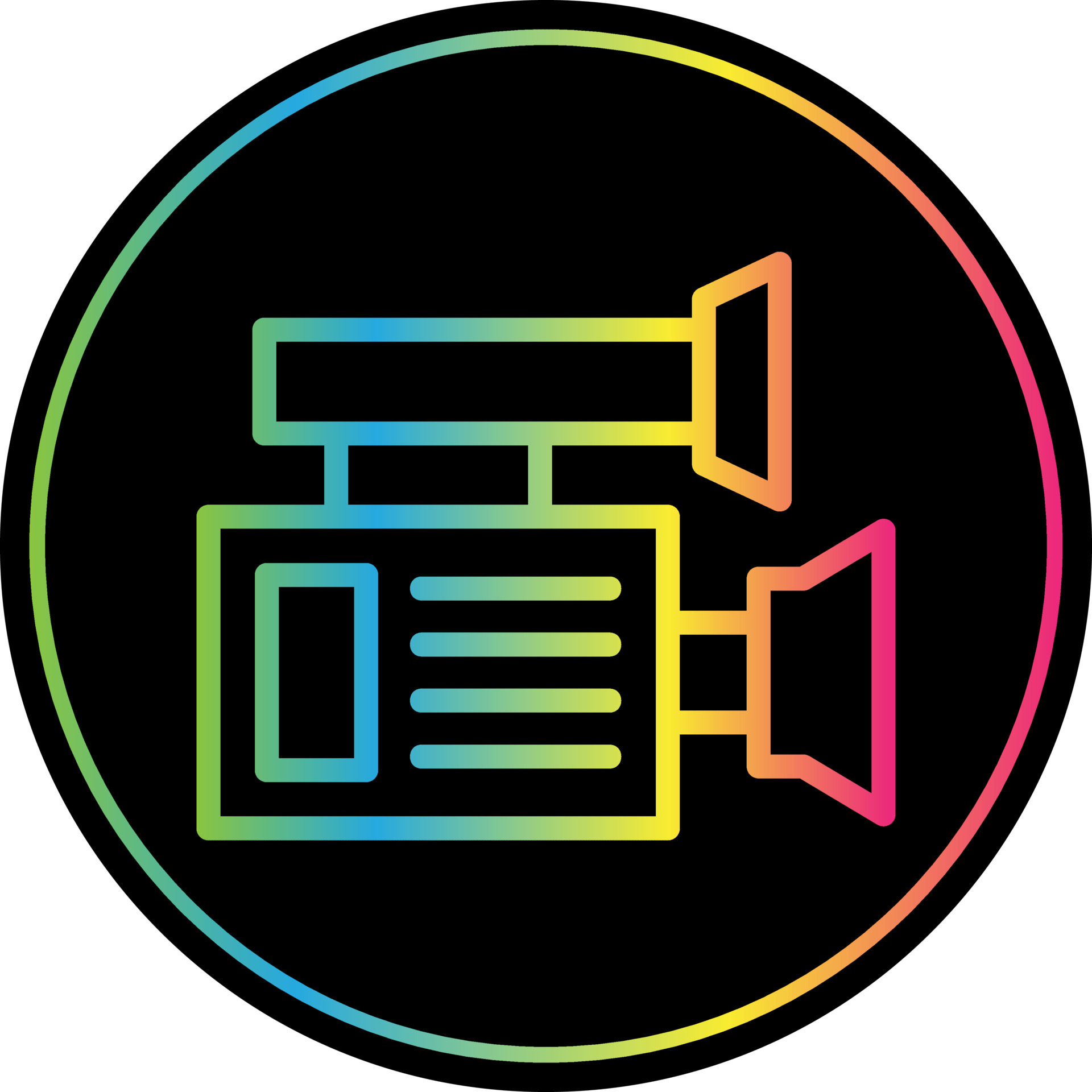 Video Camera Vector Icon Design 16441740 Vector Art at Vecteezy