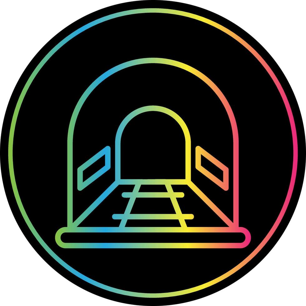 Tunnel Vector Icon Design