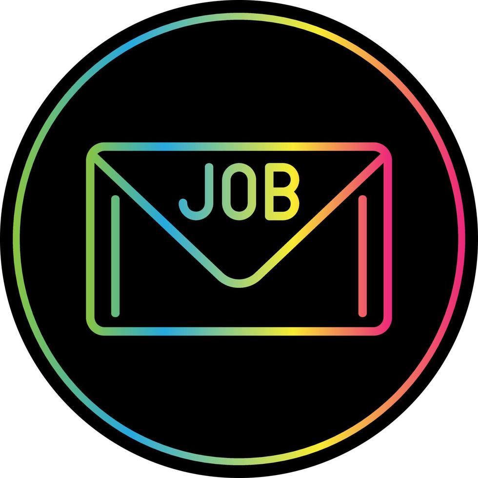 Job Latter Vector Icon Design