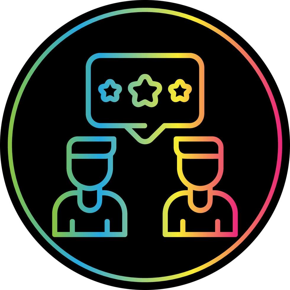 Rating Vector Icon Design