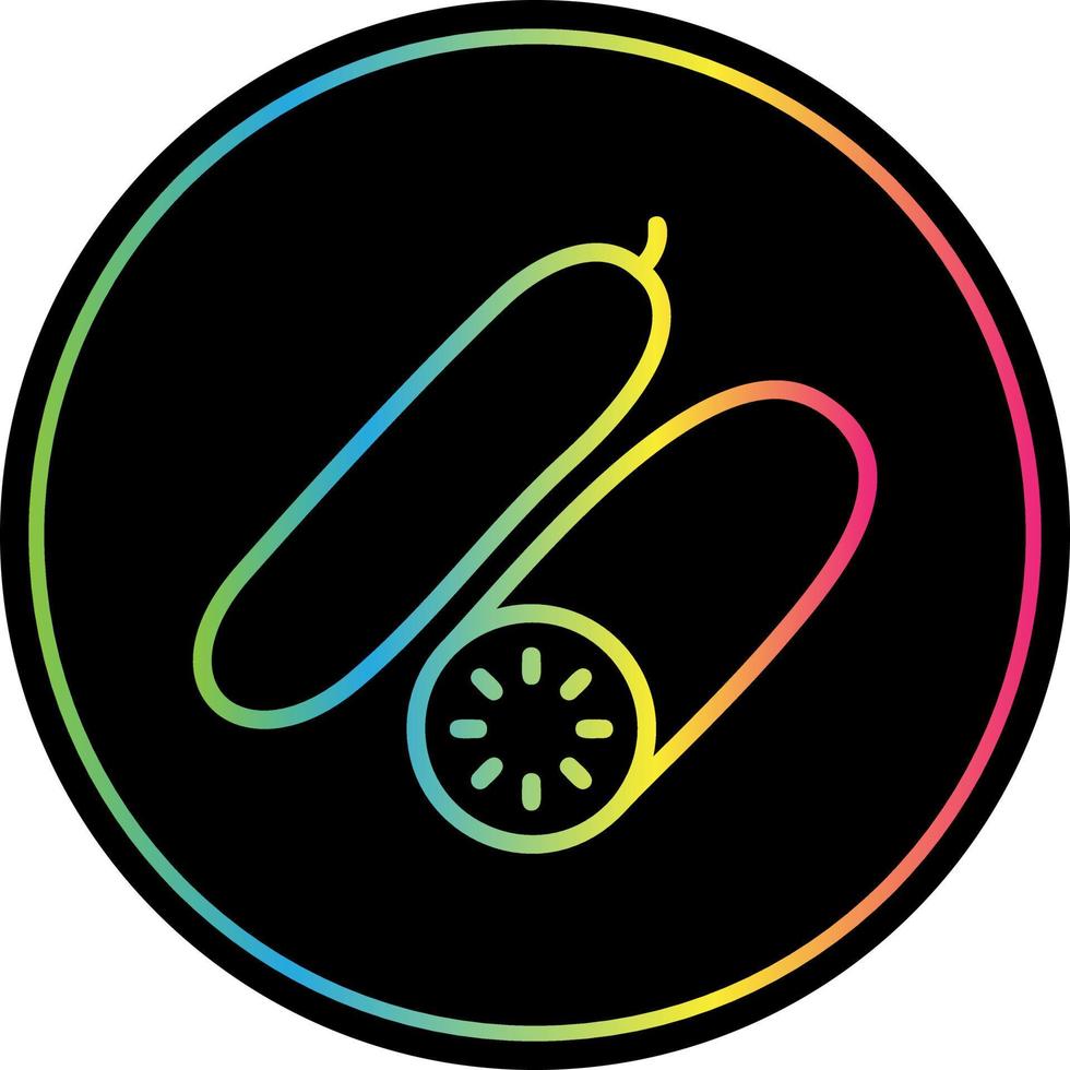 Cucumber Vector Icon Design