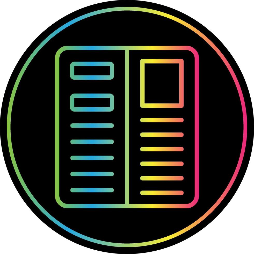 Curriculum Vector Icon Design