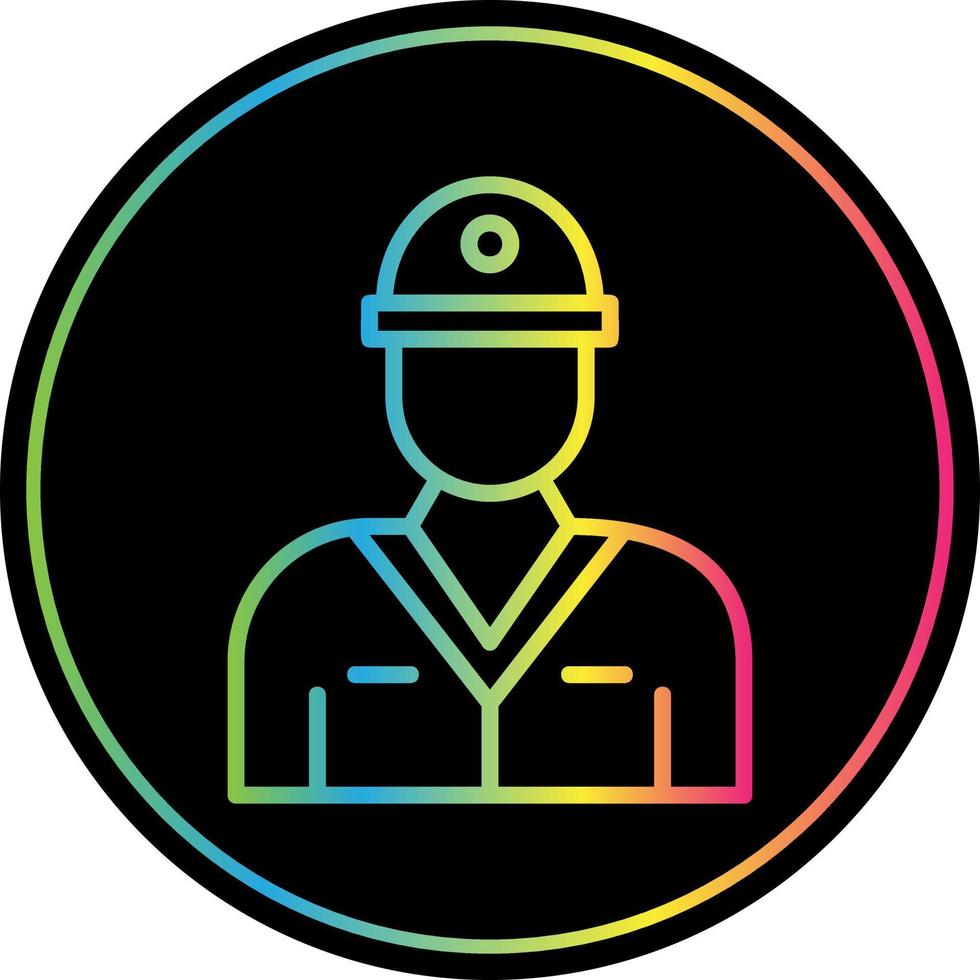 Fireman Vector Icon Design