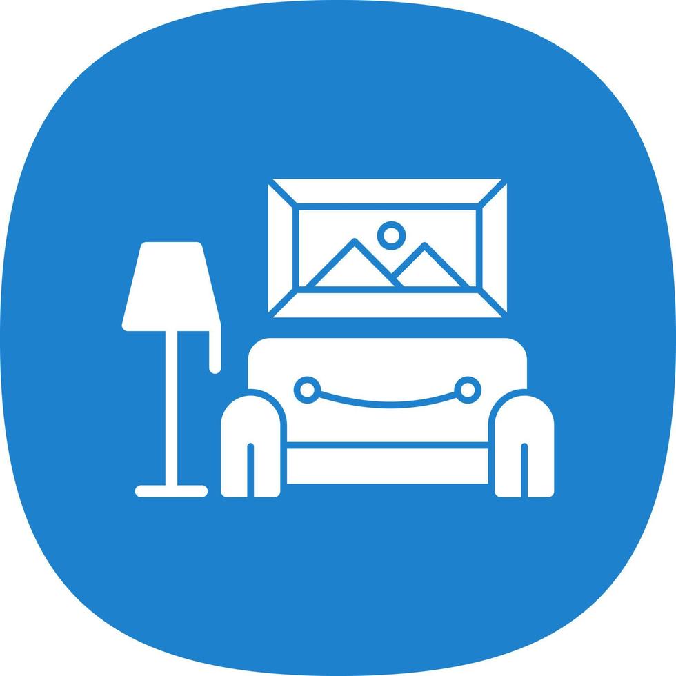 Living Room Vector Icon Design