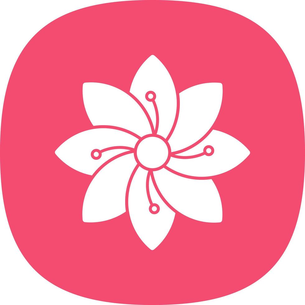Hydrangea Vector Icon Design
