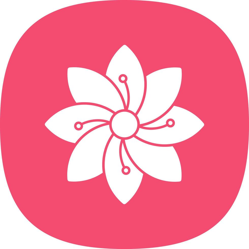 Hydrangea Vector Icon Design