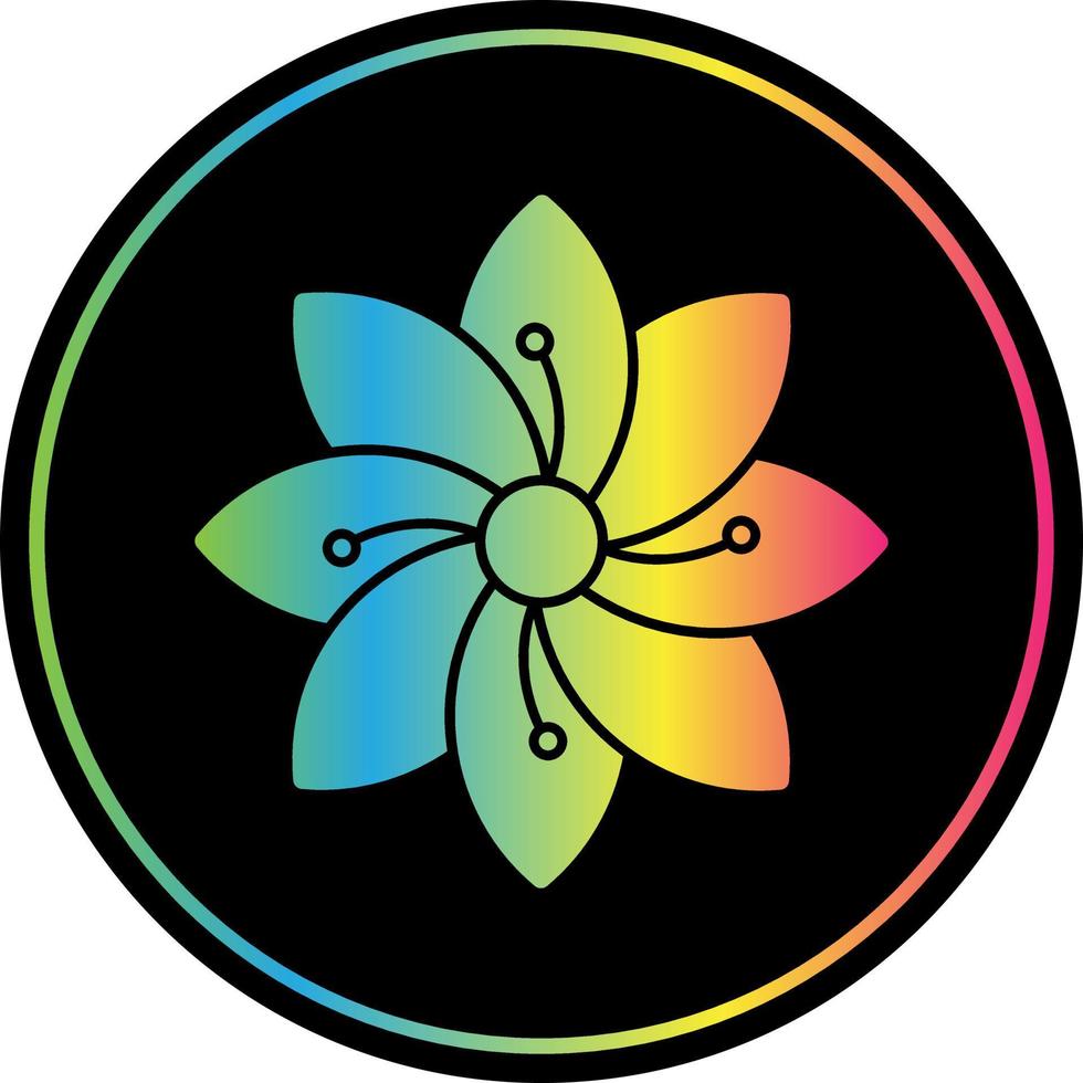 Hydrangea Vector Icon Design