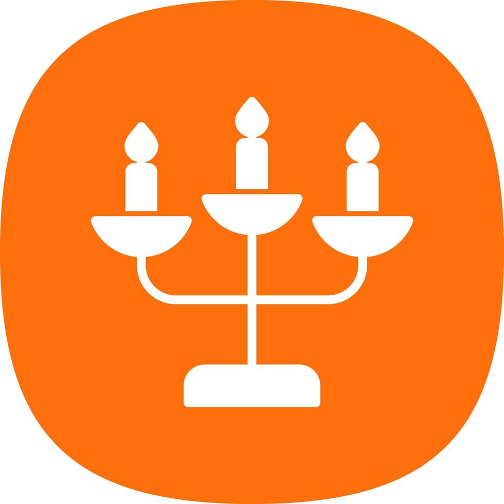 Candelabra Vector Icon Design